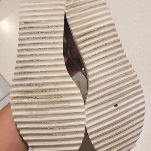 BOBS SKECHERS DESERT SANDALS JUTE WEDGE 7 COMFORT Brown - Picture 6 of 7